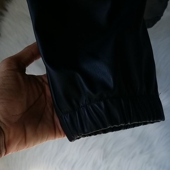 Mix Media Jogger Jumpsuit - Picture 3 of 5